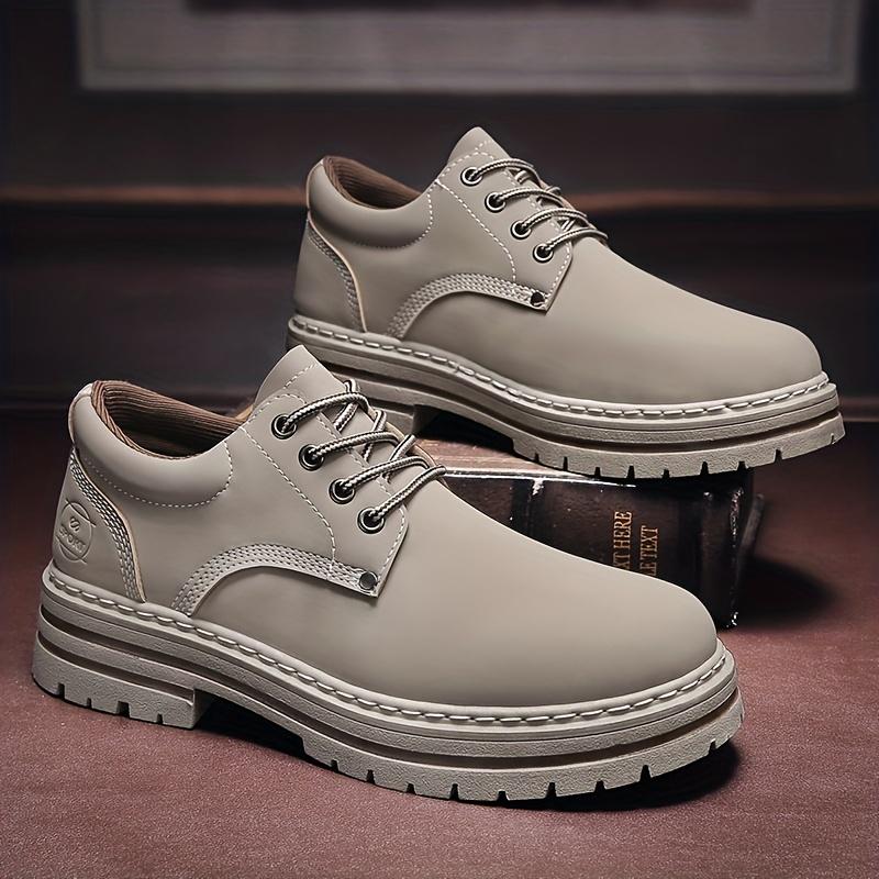 

Новые низкие универсальные рабочие туфли, тренд, мужские одинарные туфли, повседневная обувь, обувь с большим пальцем, мужская обувь 44 серый