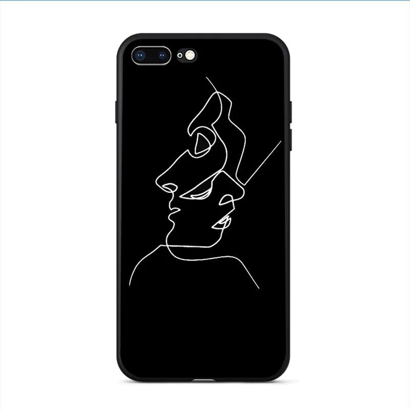 

Чехол для телефона с короткими штрихами и рисунком для iPhone Samsung Galaxy Redmi Xiaomi Oppo OnePlus Note SA 7 8 9 10 11 12 13 14 20 21 22 23 53 54 Pro Max Ultra iPhone 14