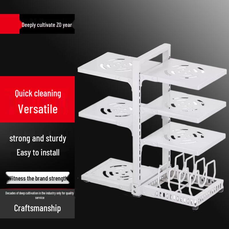 

Multi-functional Kitchen Pot and Pan Storage Rack