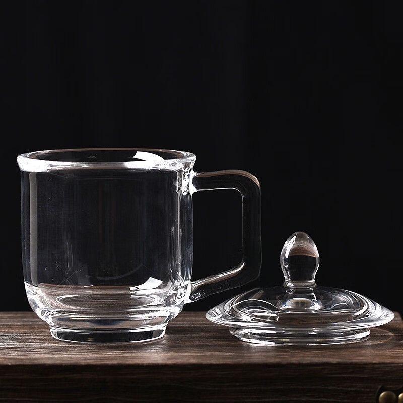 Handmade Natural White Crystal Teacup with Lid