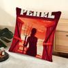 Cushion Cover Silky Short Plush Home Sofa Cushion Cover - Invisible Zipper Home Decoration Pearl Classic Movie