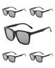 5pcs Korean Retro Sunglasses for Men Driving Mercury Lens Fashion Eyewear