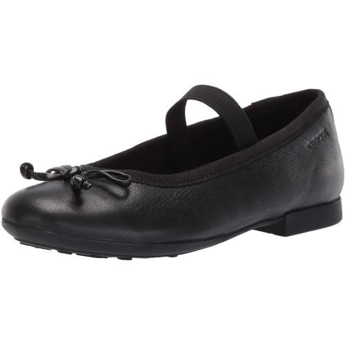 Geox Girls Plie Leather School Shoes