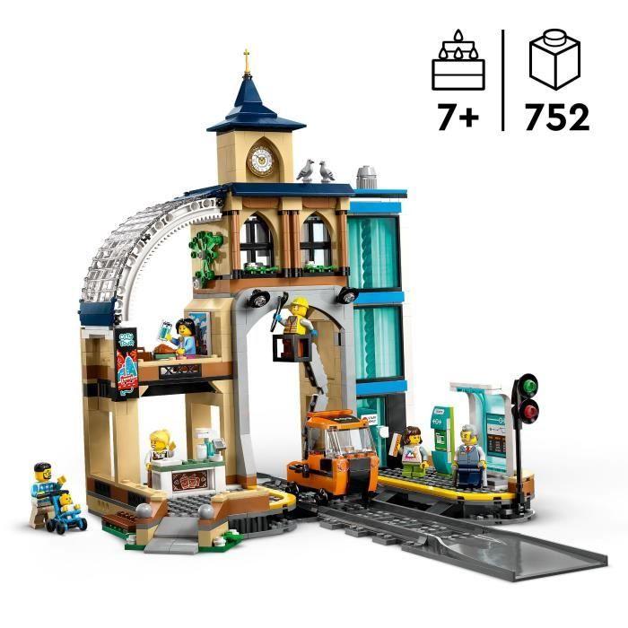 LEGO City 60469 La Gare Centrale - Jeu de Construction pour enfant dès 7 ans