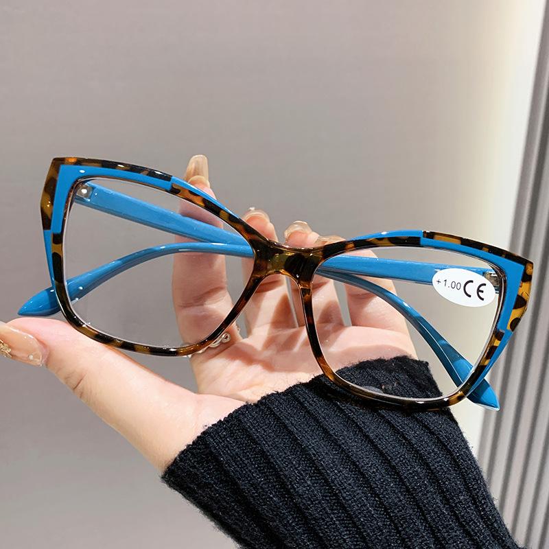 Women's Cat-Eye Anti-Blue Light Fashion Reading Glasses - Colorful, Youthful, Anti-Fatigue Design