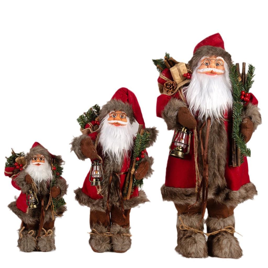 2025 Santa Claus Doll Indoor and Outdoor Christmas Tree Home Mall Window Decorations Ornaments Children's New Year Party Gift