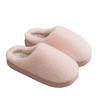 Plush Silent Home Cotton Slippers Indoor Soft Bottom Plush Cotton Slippers Autumn and Winter Large Size Non-slip Floor Confinement Shoes
