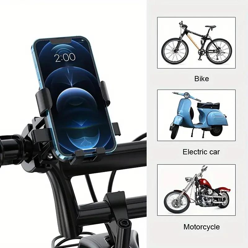 Neue Silikon Fahrrad Motorrad Handyhalterung 360° drehbar verstellbarer Autonavigationsständer Outdoor Universal Handyzubehör