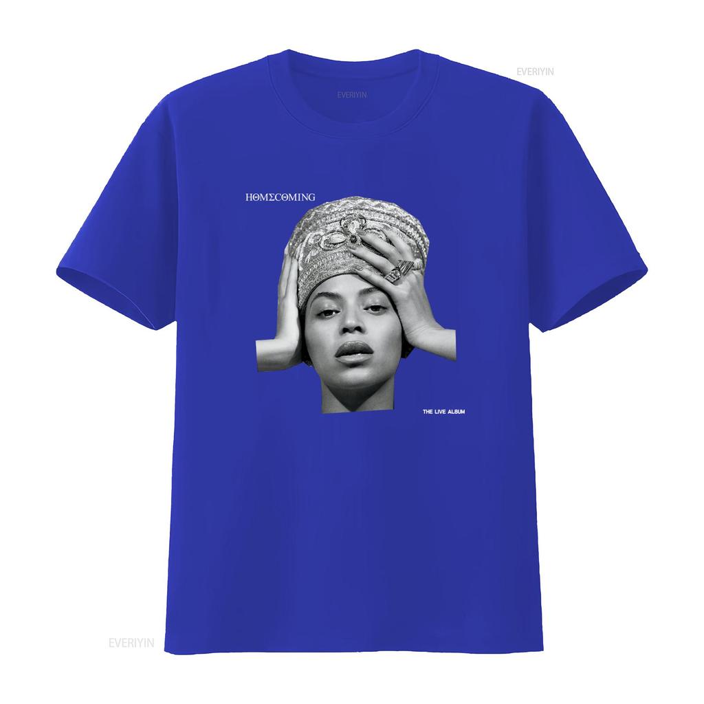 Beyonce Homecoming Katoenen T-shirt Wit S 234XL V1683 vintage Gewassen streetwear Unisex Rekbaar Zacht Casual Stijlvolle mode