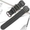 18mm Nylon-Uhrenarmband für Casio W800H Herren Canvas Sport Schwarz Grün Armband SGW300 F91W F105/108/A158/168 AE1200WH AE1300 Gürtel