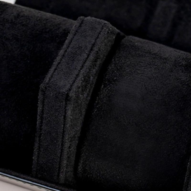 Elegant PU Leather Hexagon Watch Box Compact Design For Safe Jewelry