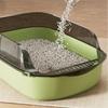 Large Capacity Cat Toilet Cleaning Basin-Splashproof Pet Sandbox Litter Box Durable Cat Tray Bedpan Supplies for Kittens & Cats
