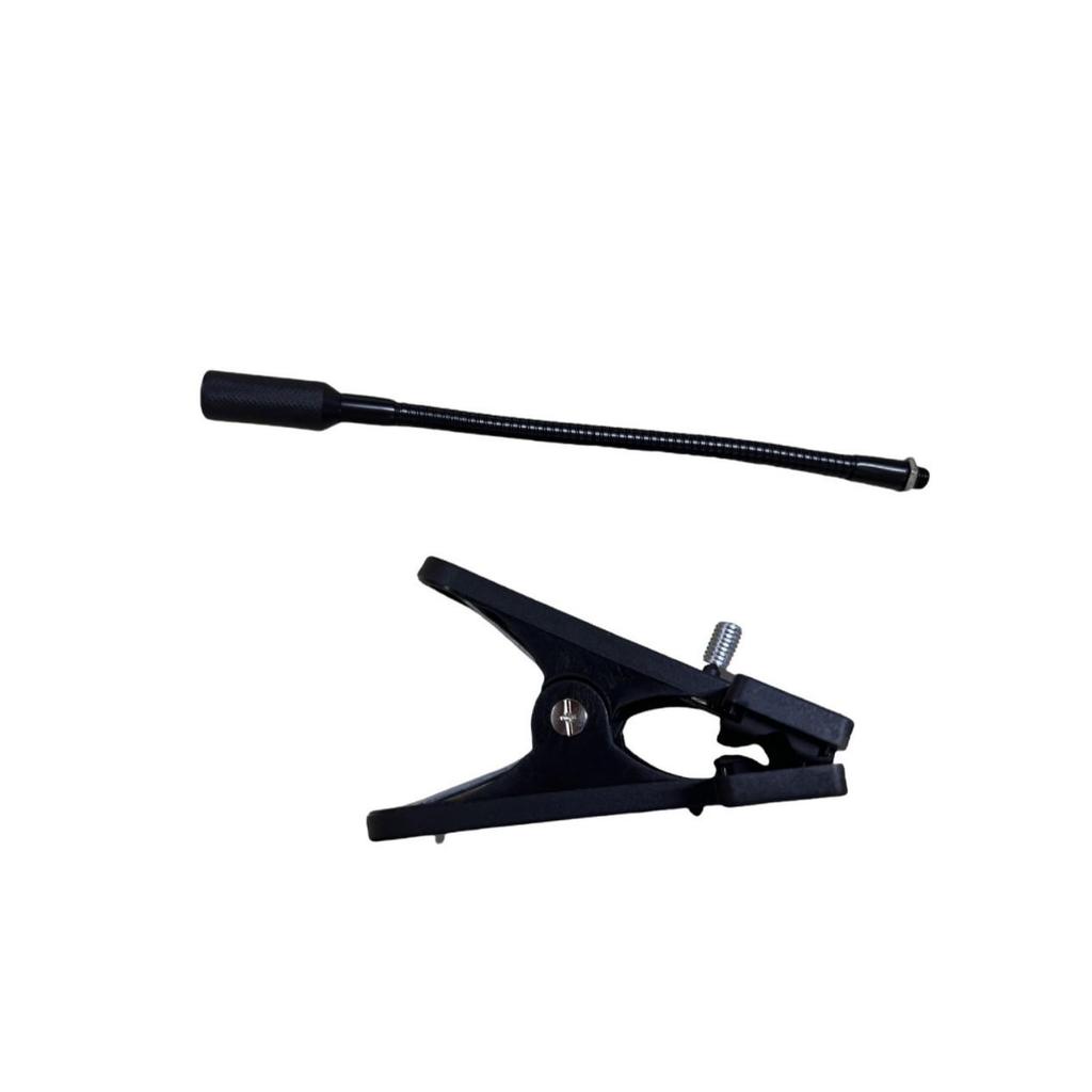 Extended Clip-On Microphone Stand for Kick Drum