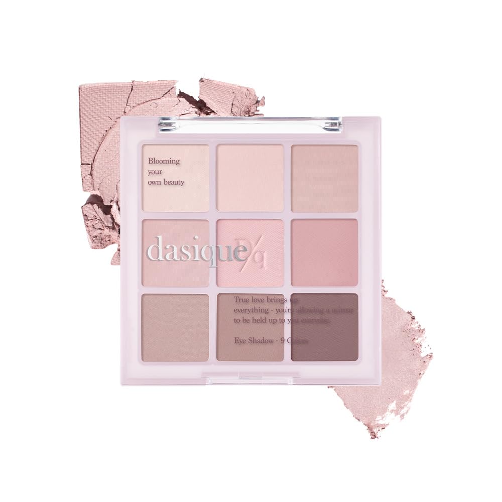 Dasique [Official] Dasique #13 Cool Blending Eyeshadow Palette  9-Color Eyeshadow Palette  Eyeshadow  Under-Eye Bag Maker  Eyeshadow Palette