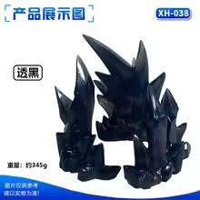 Action Figure Light Up Effect Stand Ice Flame Whirlwind Scene Decoration Base For Luffy Ace Bakugou Anime Figures Accessories
