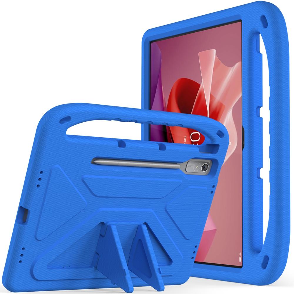 

Чохол для планшета Lenovo Tab P12 2023 12.7 дюймів TB-371FC TB-370FU TB-370XU з EVA-проникним екраном, дитячий, з безпечною ручкою, підставкою та чохлом Lenovo P12 2023 синій