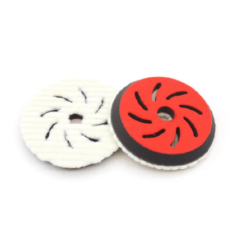 Natural Wool Buffing Pad for Car Polishing Buffing and Cutting for Drill Adapter