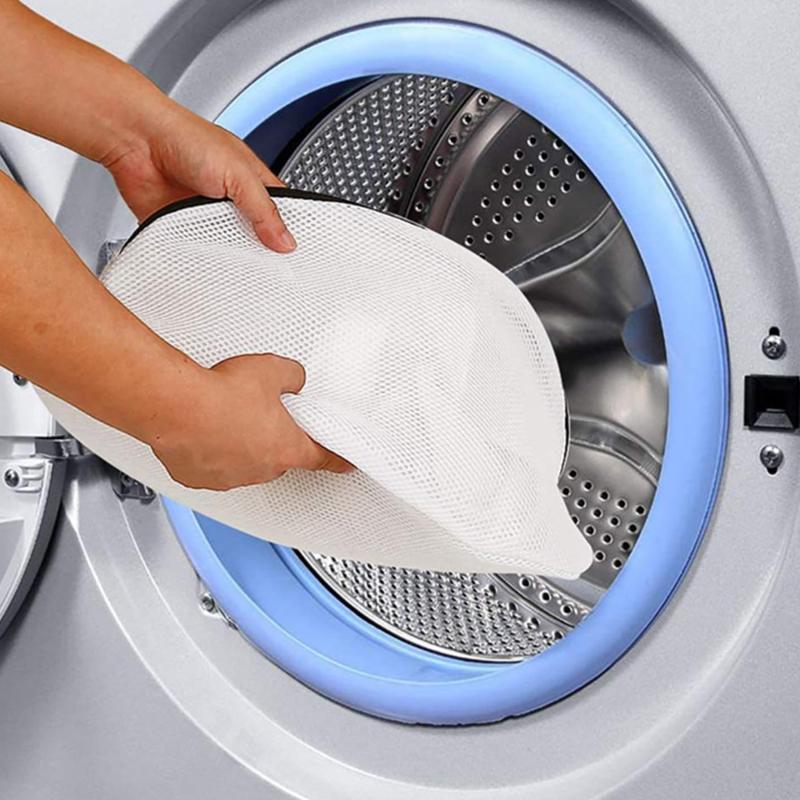 Thickened Mesh Laundry Bags Portable Travel Shoe Washing Machine Bags Sock Underwear Organizer