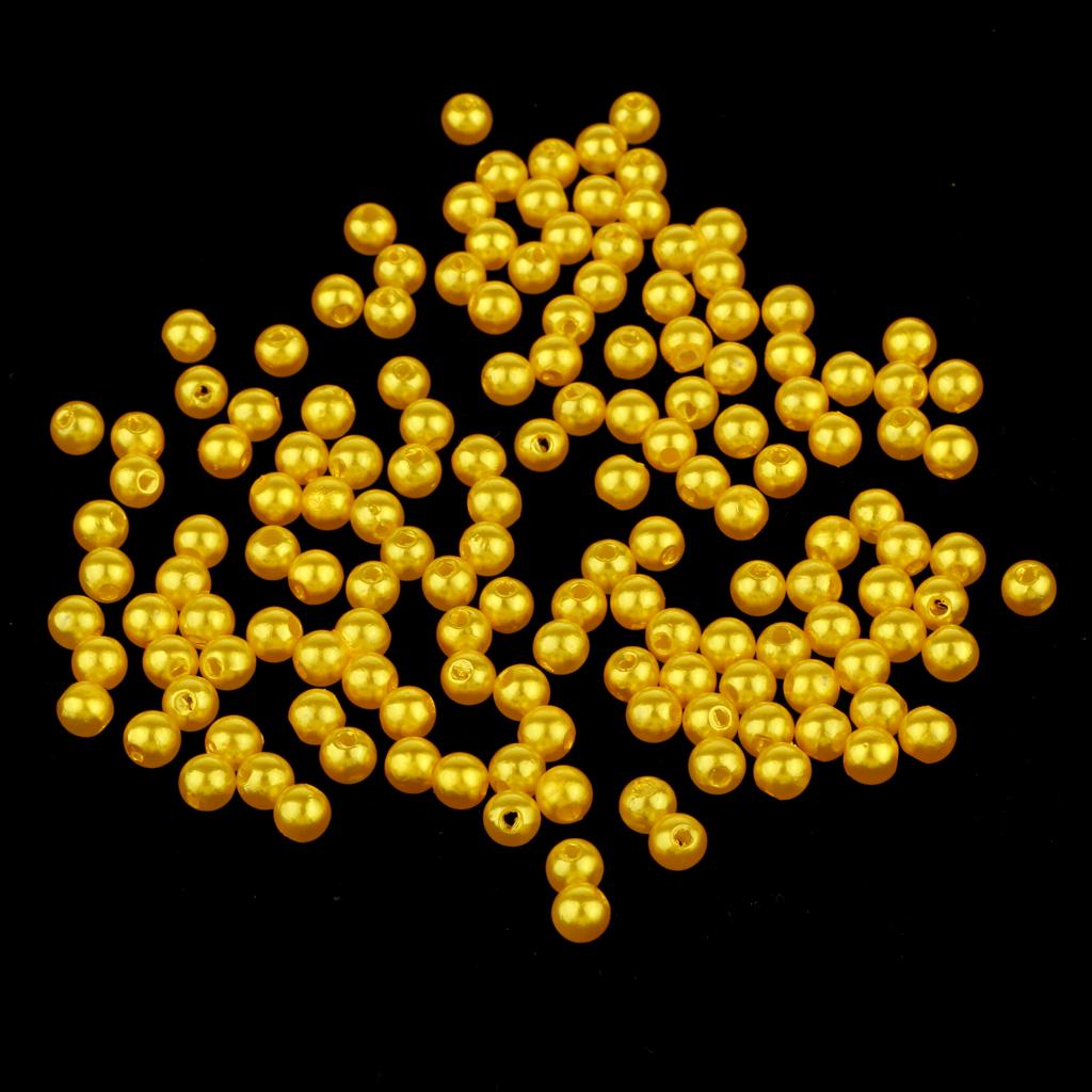 150 Stück Kunststoff Runde Angelperlen Köder Meer Rigs Köder Orange 4mmSport, Angelsport, Köder, Futtermittel & Fliegen!