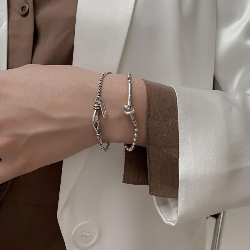 Lindon Cyrkon Bransoletka Biżuteria Geometryczny Koralik Łańcuch Link Bransoletki Moda Grzywny Prezent Ślubny dla Dziewczyny Kobiety