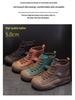 Women's Retro British Style Height-Increasing Ankle Boots - Thick-Soled High-Top for 2025 Autumn