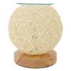 Verstellbare Rattan-Tischlampe Dimmbar Geflochtene Aromatherapie-Lampe Nachtlicht für Wohnzimmer Schlafzimmer Studentenwohnheim Dekoration