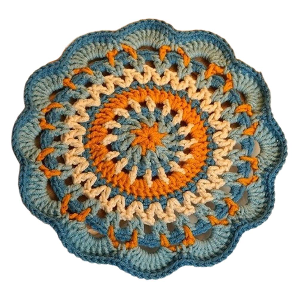 Mandala Pattern Coasters Set DIY Material Package Handmade Mandala Ceramic Cup Coaster for Adults Kids Women Men Complete Kit
