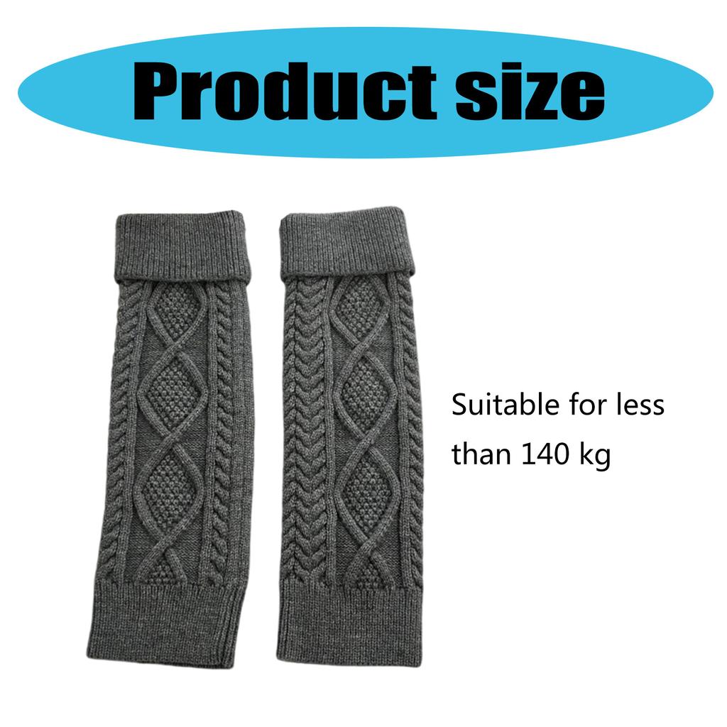 Womens Lolitas Knit Long Socks Leg Warmers Harajuku Boot Socks Winter Warm Ankle Heap Socks Fashion Leg Socks Streetwear