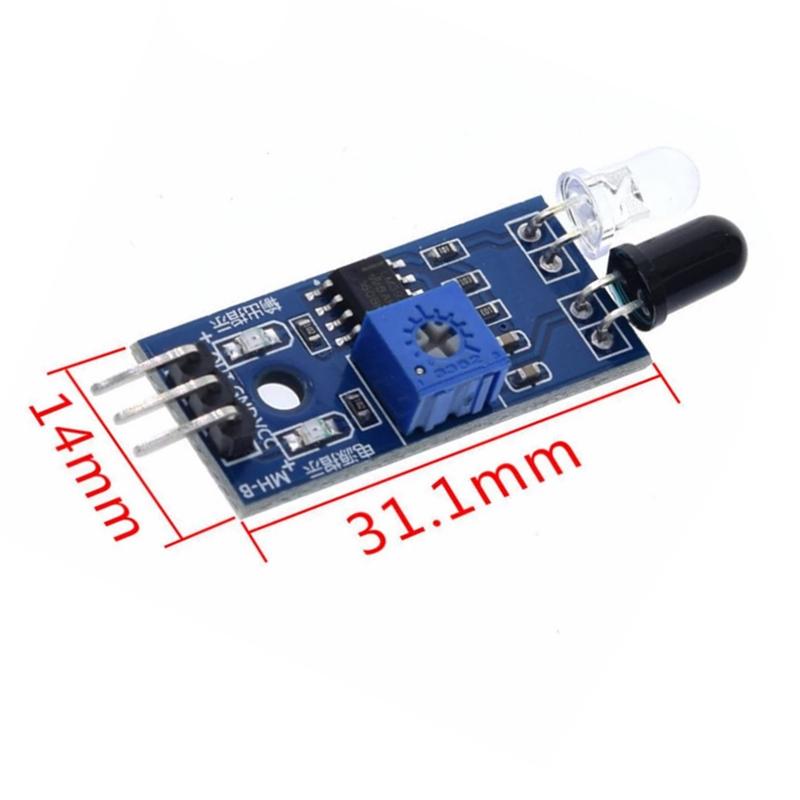 Intelligent Car Obstacle Avoidance Sensor Module Infrared Tube Module Photoelectric Reflection Sensor Tracking