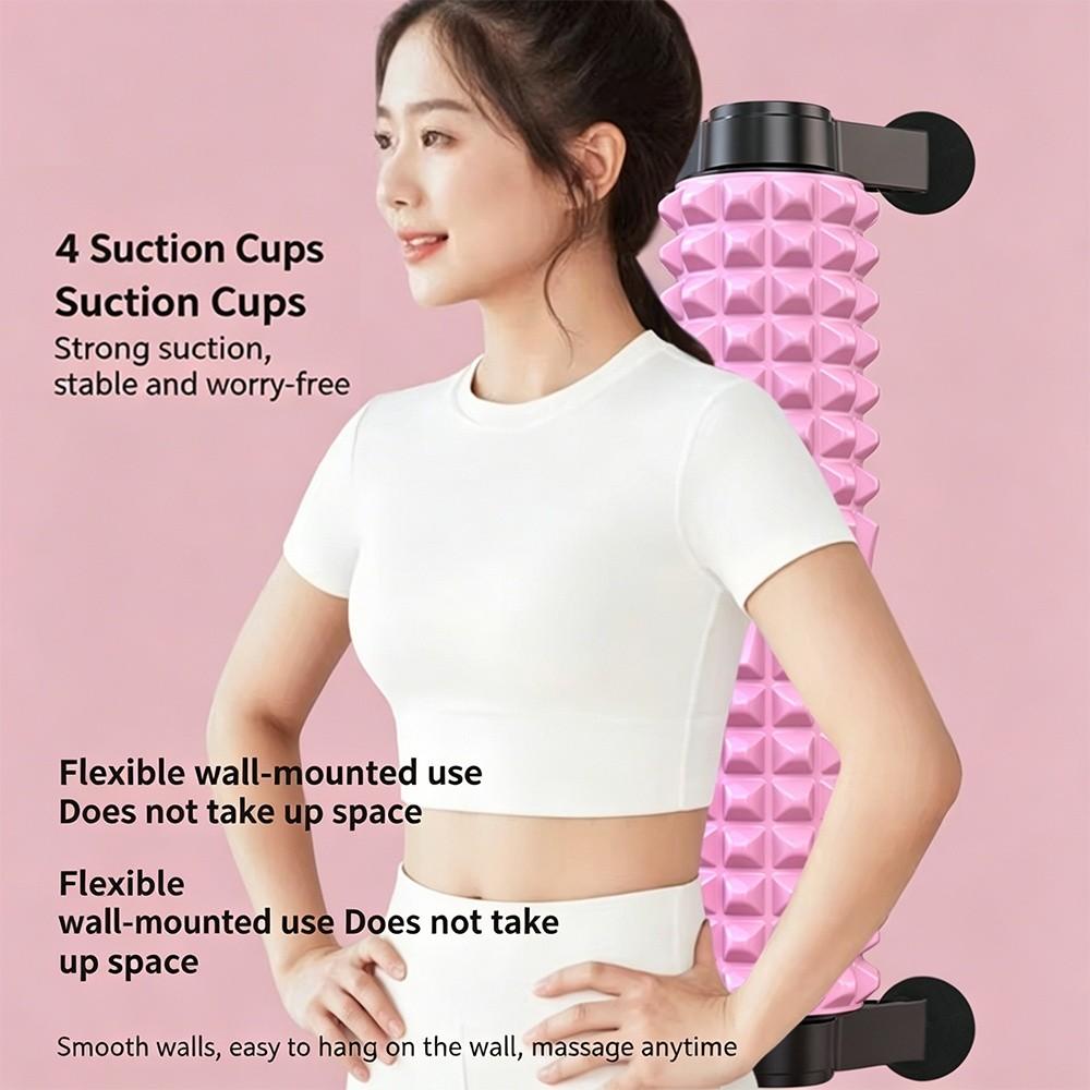 Massage Tool Solid Foam Foam Roller Suction Cup Muscle Relaxation Tool Yoga Column Massage Stick Fitness Training