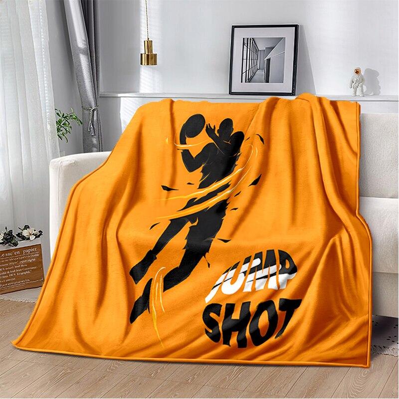 Fashion Basketball Blanket Custom Lightweight Thermal Insulation Blanket Sofa Blanket Bed Office  Blankets for Beds