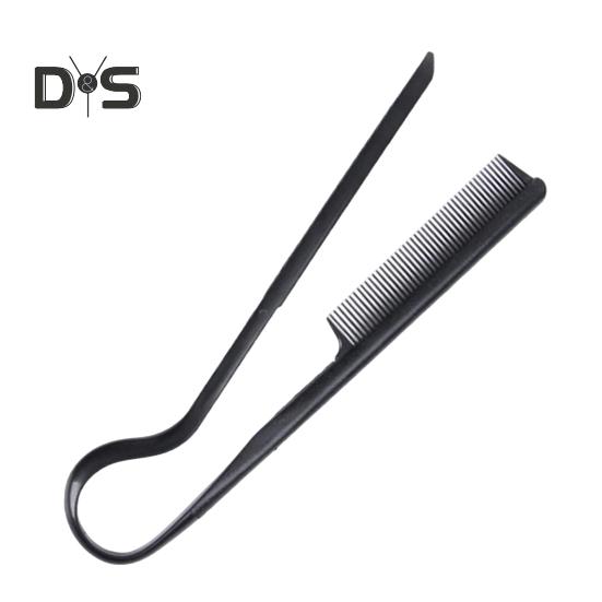 

V-образная расческа для выпрямления волос, складная, для домашнего салона, для женщин, выпрямитель для волос, расческа, портативная, инструменты для укладки волос в парикмахерских чёрный