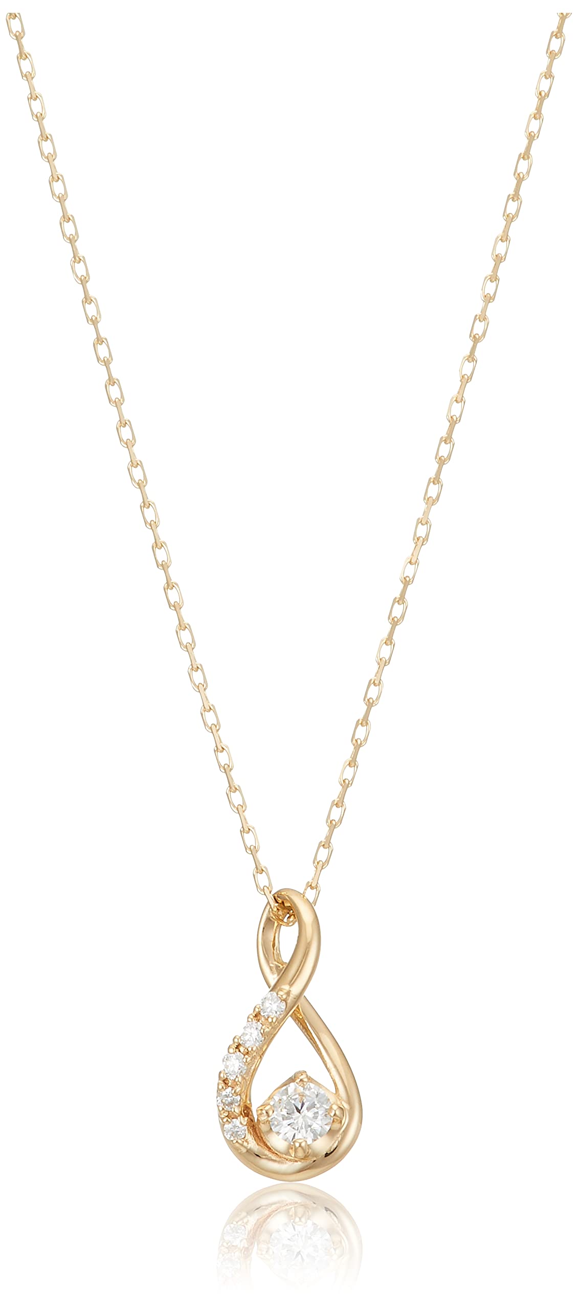 

Necklace K18 Yellow Gold Basic Diamond AGVN623840DI [Vendome Aoyama] [Official]