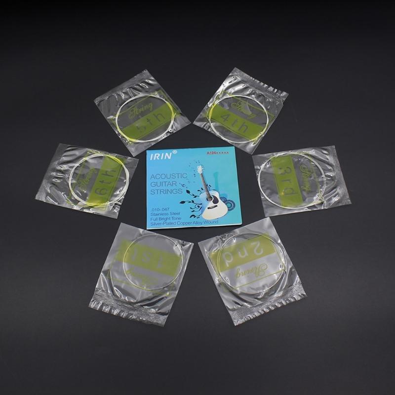 6 Pcs Acoustic Guitar Strings for 6 String Classical Guitars Accessories