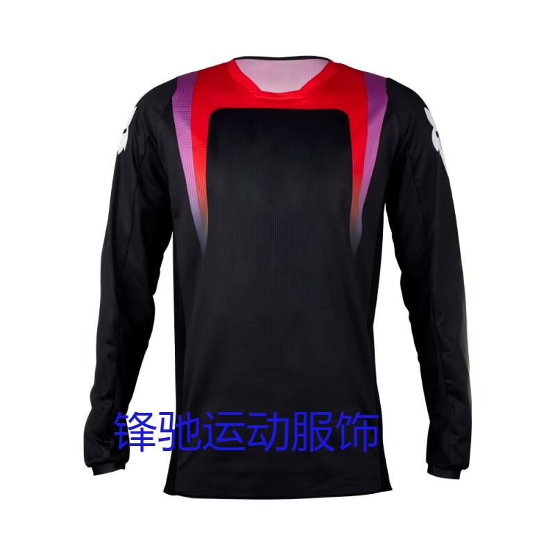 Herren Damen Mountainbike Radtrikot Langarm Schnelltrocknend Offroad Motocross Rennhemd