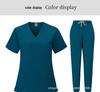 Unisex Short Sleeve Scrub Suit for Pet Hospital - Surgical Gown Set