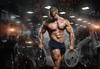 Photomural Muscular Man At The Gym Smooth Vinyl 254x184