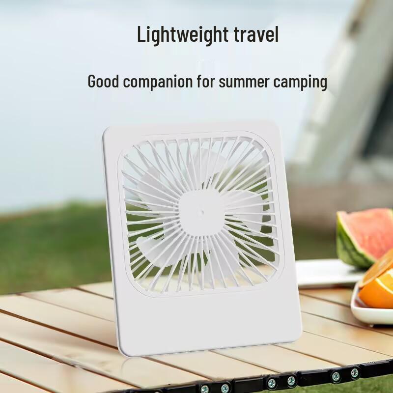 USB Mini Desktop Fan: Silent Strong-Wind Cooling for Office & Study