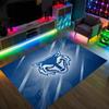 Warrington Wolves Design Crystal Velvet Carpet Cozy Non?Slip Printed Rug For Bedroom Living Room Entrance
