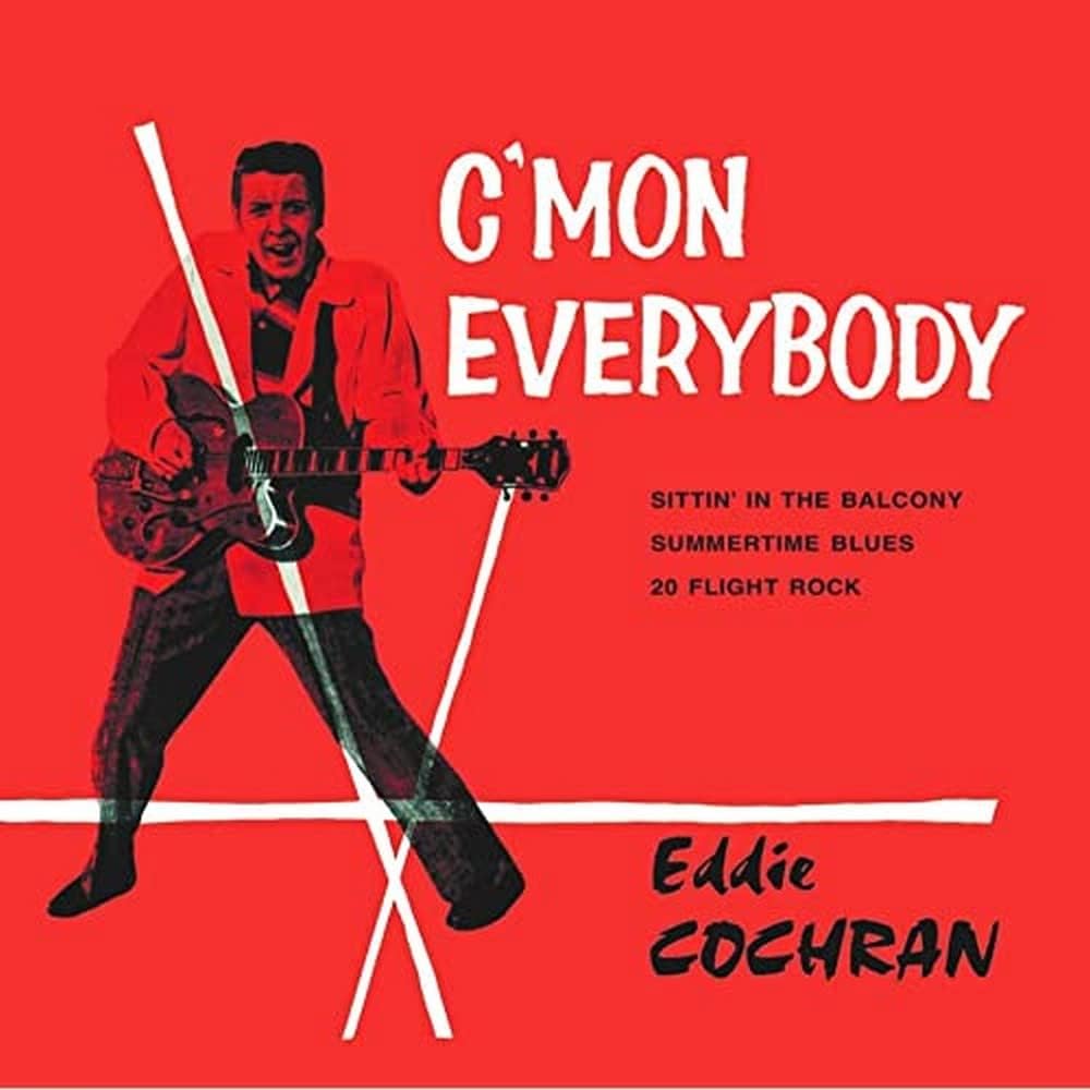 

10inch Record EDDIE COCHRAN - C mon Everybody(Color Vinyl) IKON05 Ikon Records 2022 UK Rock