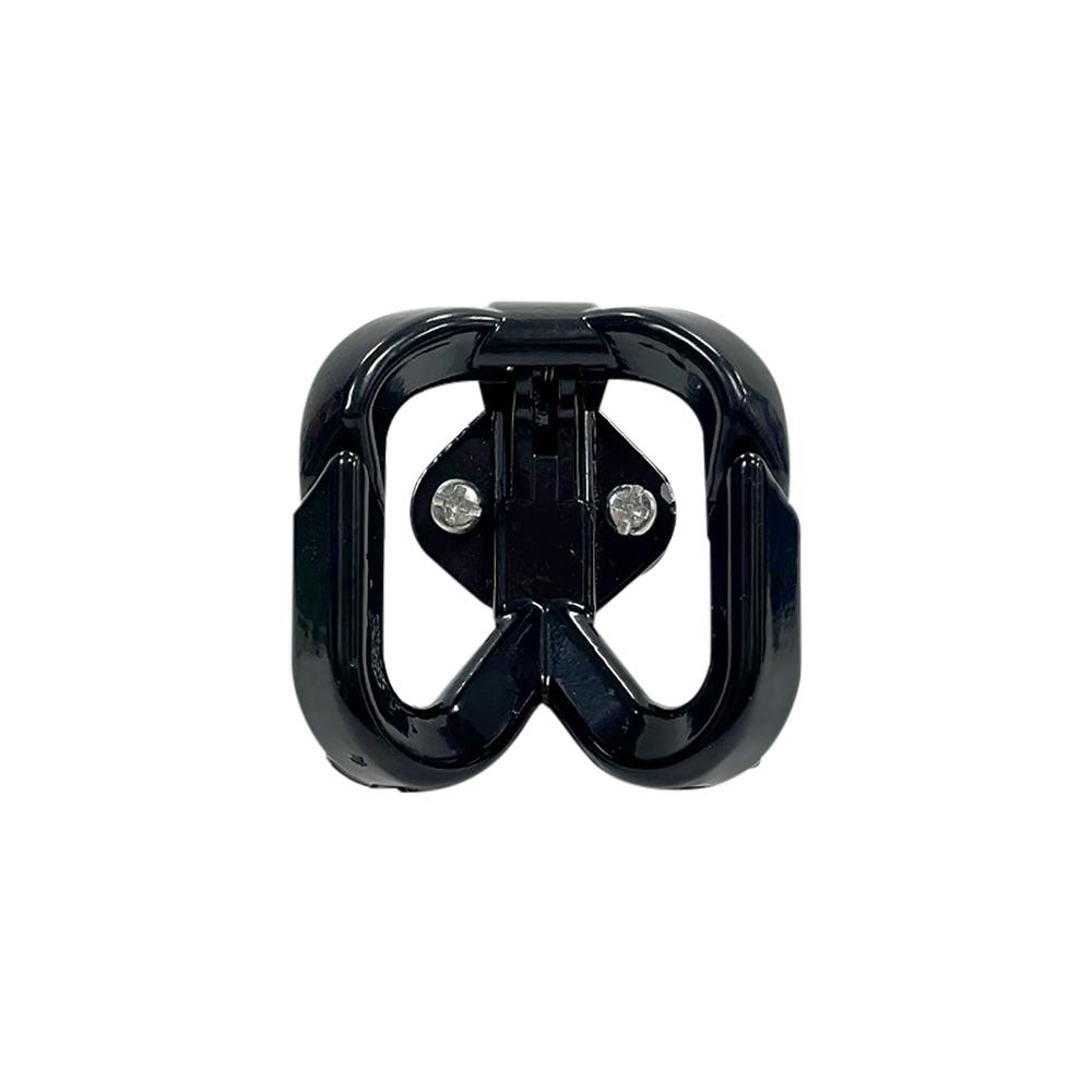 Multifunction Motorcycle Helmet Hook Holder Hand Bag Double Hook Luggage Bag Hangers Aluminum Alloy Motorcycle Hooks Accessories чёрный