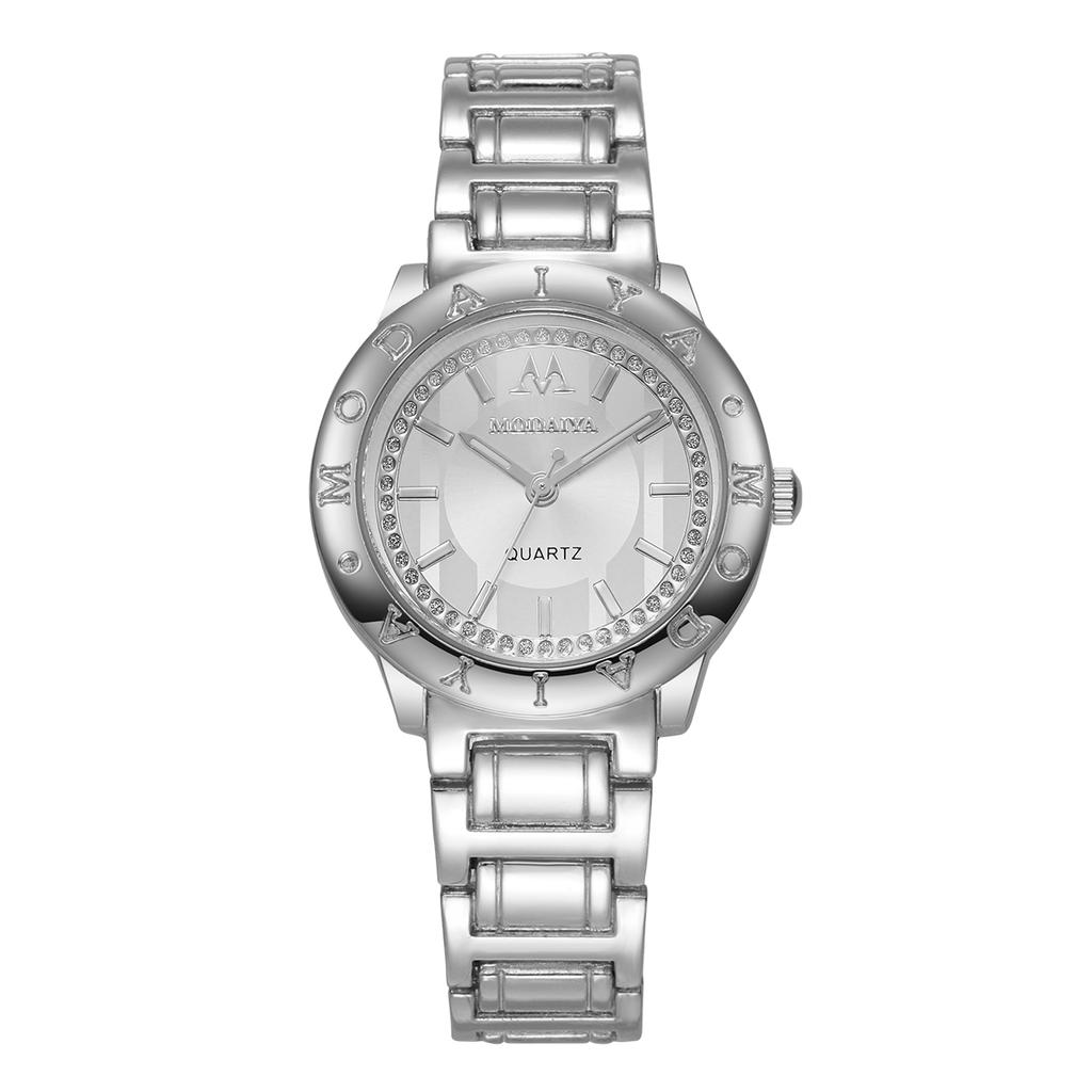 Luxury Rhinestone Women Watches Fashion Stainless Steel Strap Wristwatch For Ladies Clock Reloj Mujer