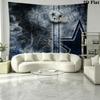 Dallas Cowboys Logo Wall Tapestry Aesthetic Wall Hanging Printed Fabric Blanket Decorative Tapestries for Bedroom Living Room Home Decor