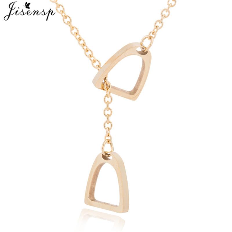 Lucky Running Horse Pendant Necklace Women Jewelry Cute Animal Horseshoe Horse Necklaces Mother's Day Accessories