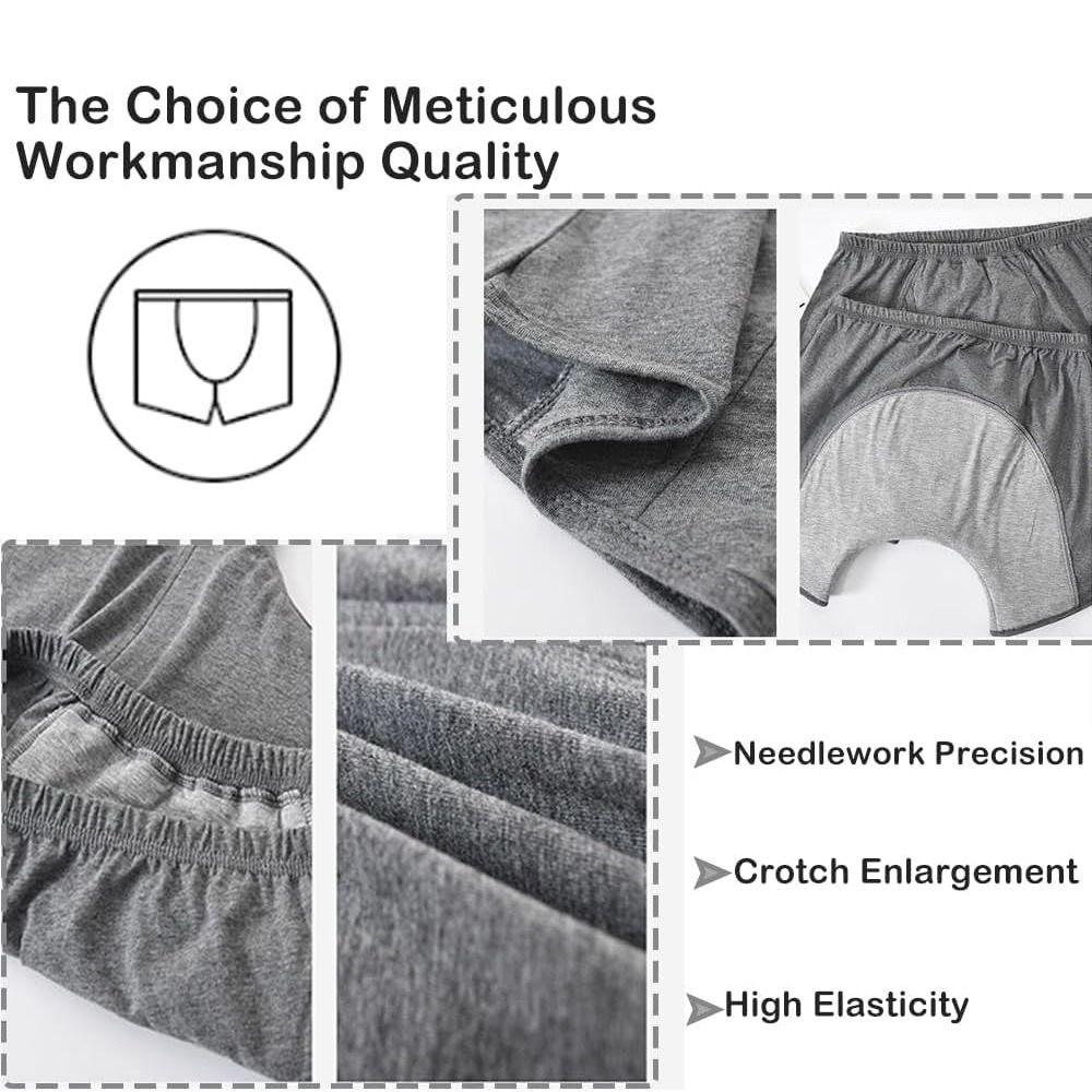 Antibacterial Washable Diaper Leak-Proof Incontinence Underwear Absorbent Briefs  Elderly Care