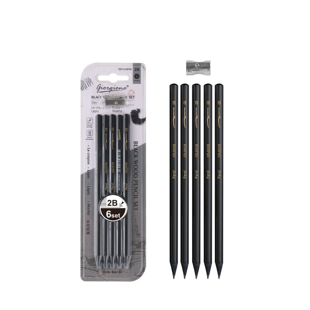 2H HB Charcoal Pencil Graphite Mixed Drawing Pencil Set Design Pen Sketching Pencil Beginners