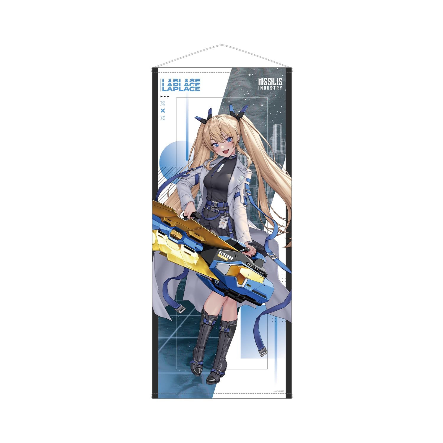 

Goddess of Victory NIKKE LOVECACAO s illustration Laplace Tactical Fashion ver. Life-size tapestry