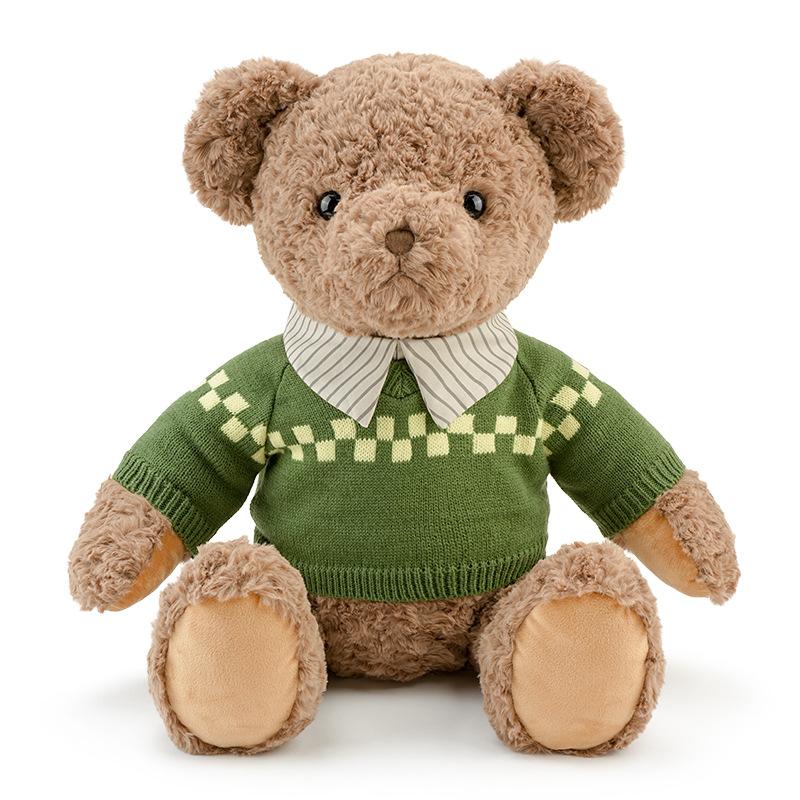 

Vintage Shirt Bear Large Bear Doll Plush Teddy Bear Hug Bear Doll Teddy Bear Doll Pillow Girl 25cm 0.24kg