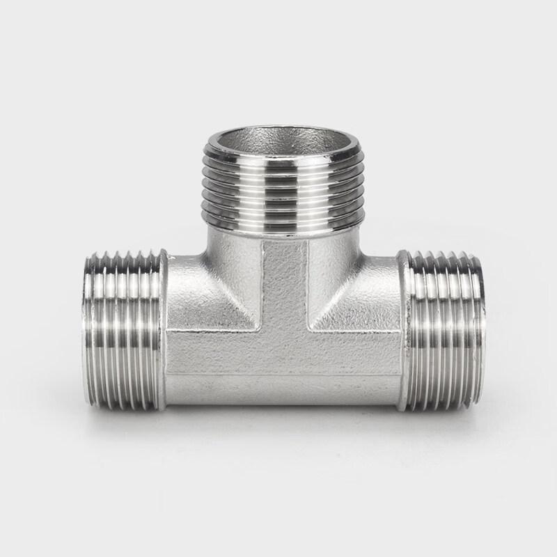 HUQUE 304 Stainless Steel T-Type External Thread Reducing Adapter