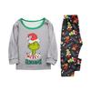 Parent-child Christmas Print Home Suit Long-sleeved Top And Pants